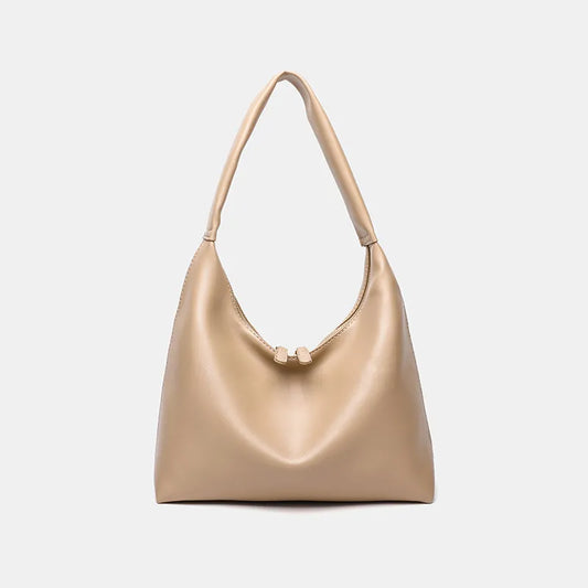 Retro Soft PU Leather Dumpling Tote Bag | Large Capacity Vintage Urban Shoulder Bag